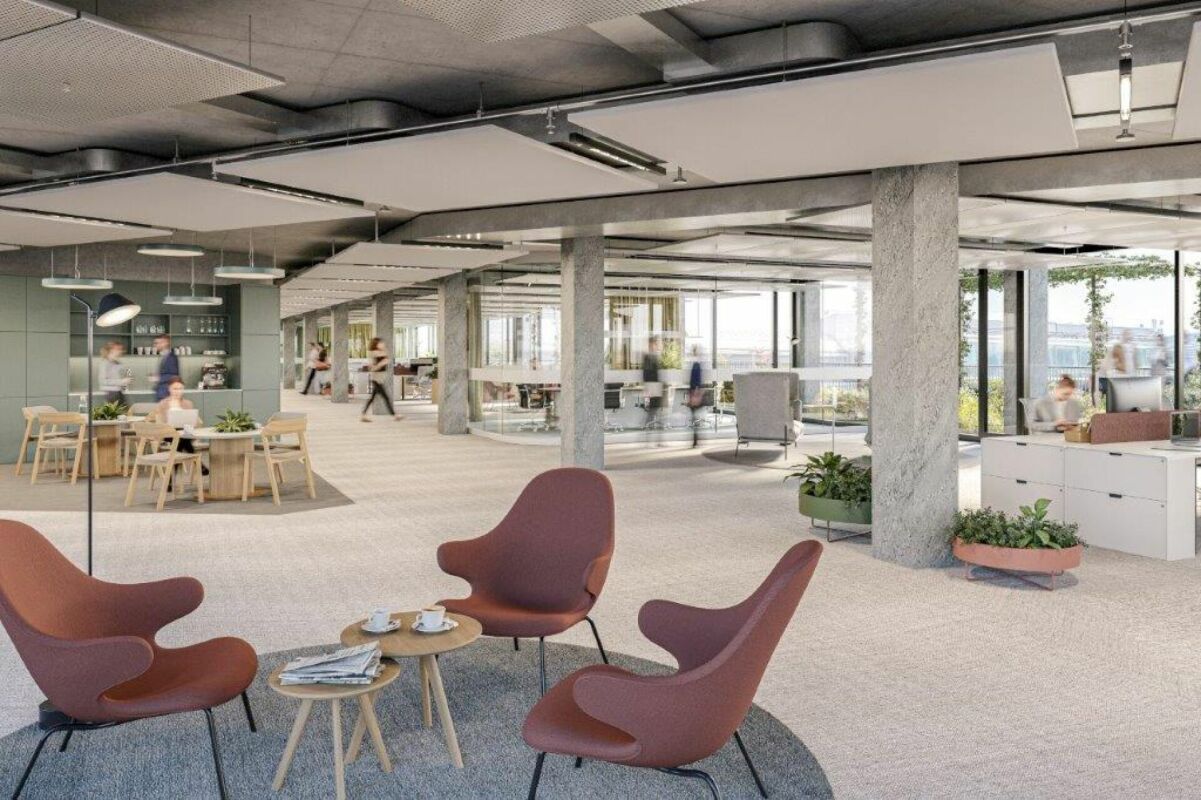 1300m² bureau