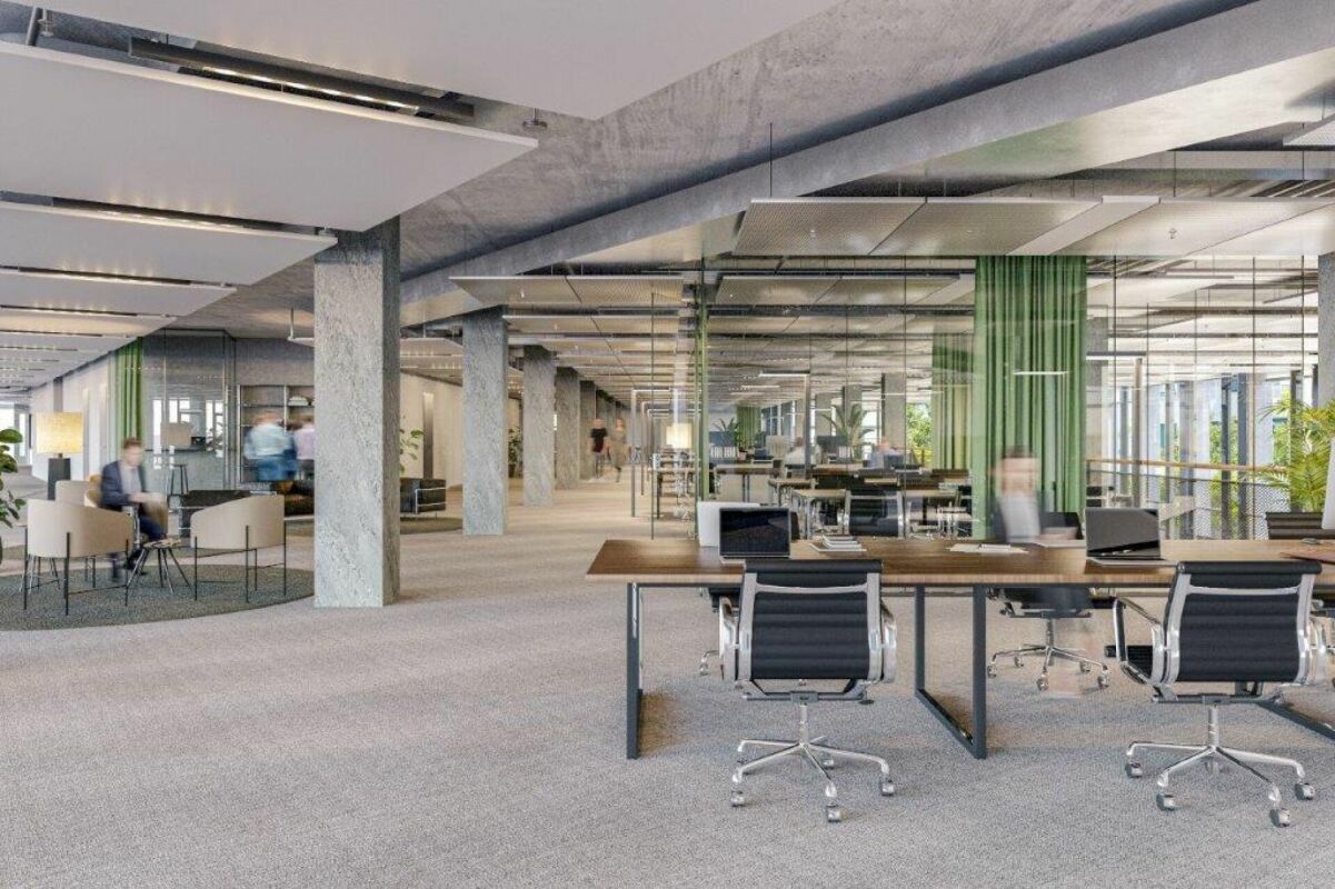 1300m² bureau