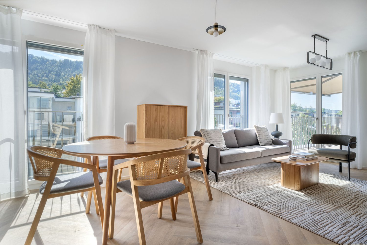 2 ½ rooms furnished flat