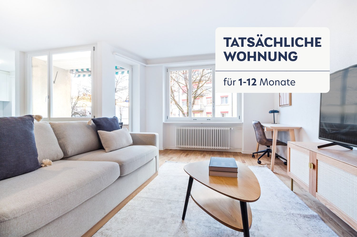 3 ½ rooms furnished flat, Foto 2 von 10