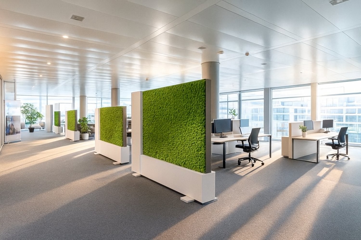 1243m² office