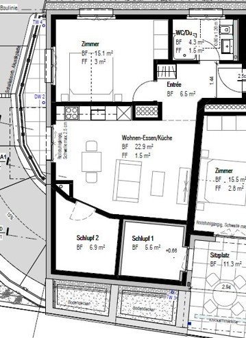 Appartamento di 2 ½ locali