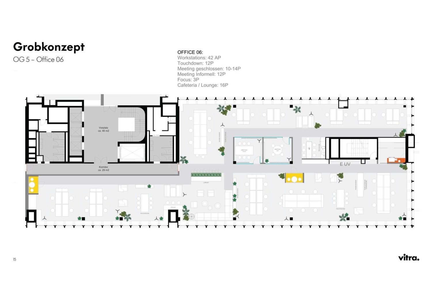 1460m² de bureaux