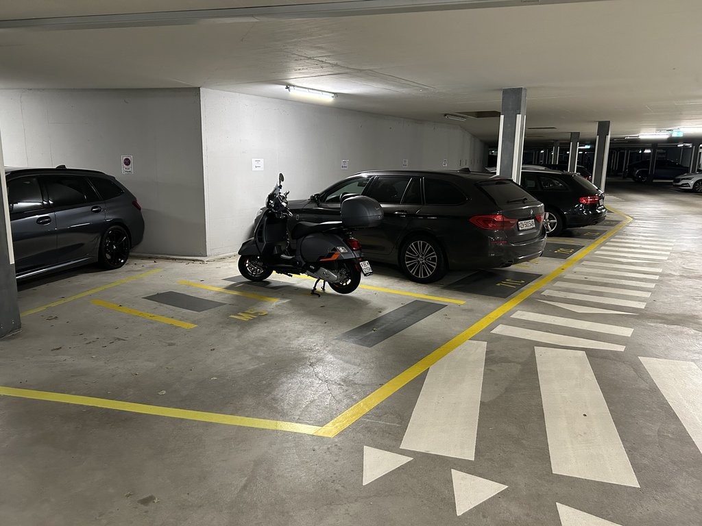 Covered bike parking