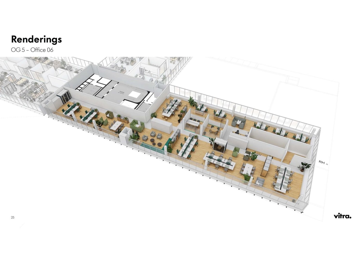 1480m² office