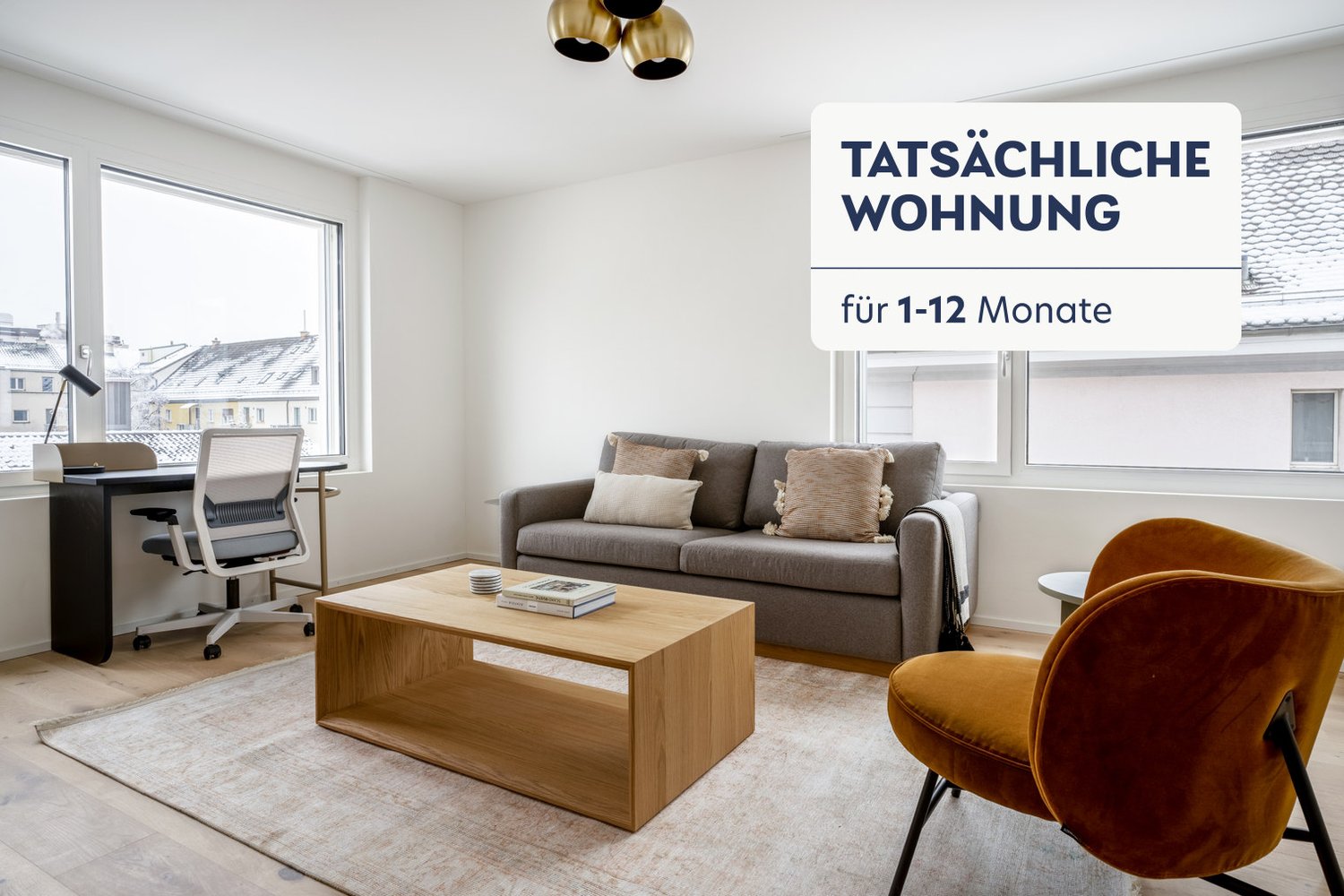 2 rooms furnished flat