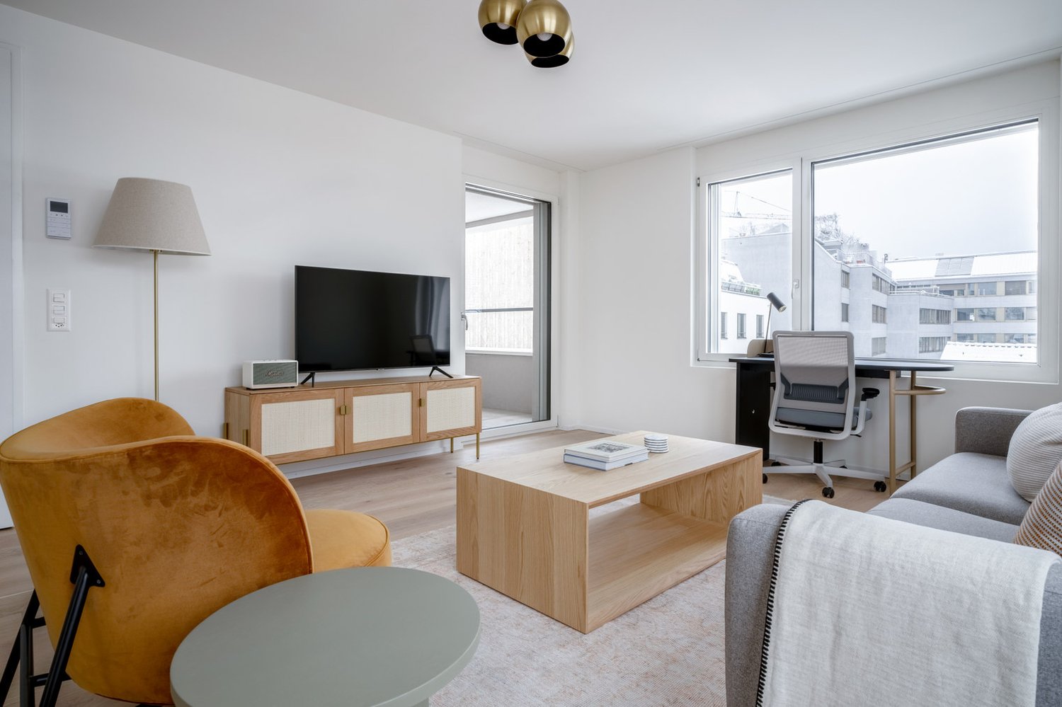 2 rooms furnished flat