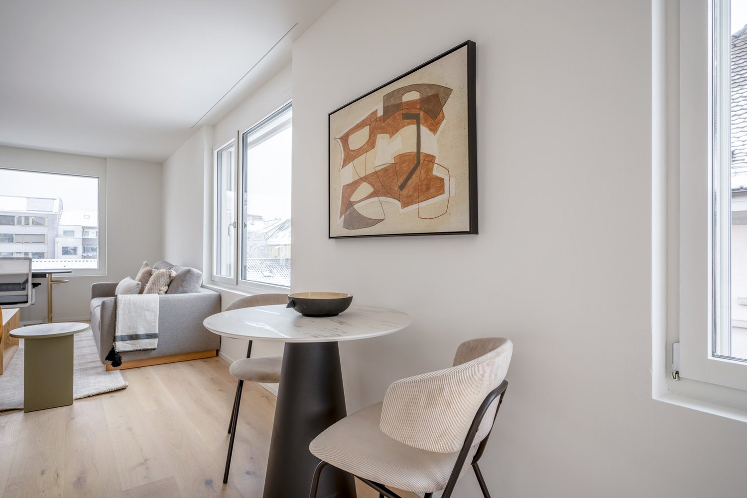 2 rooms furnished flat