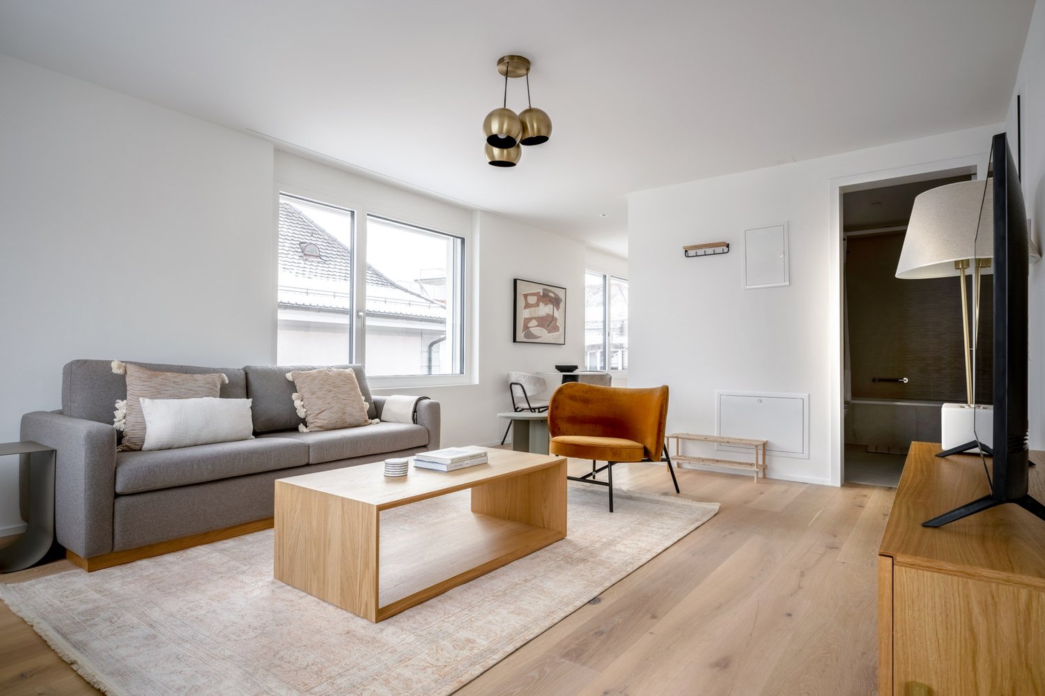 2 rooms furnished flat