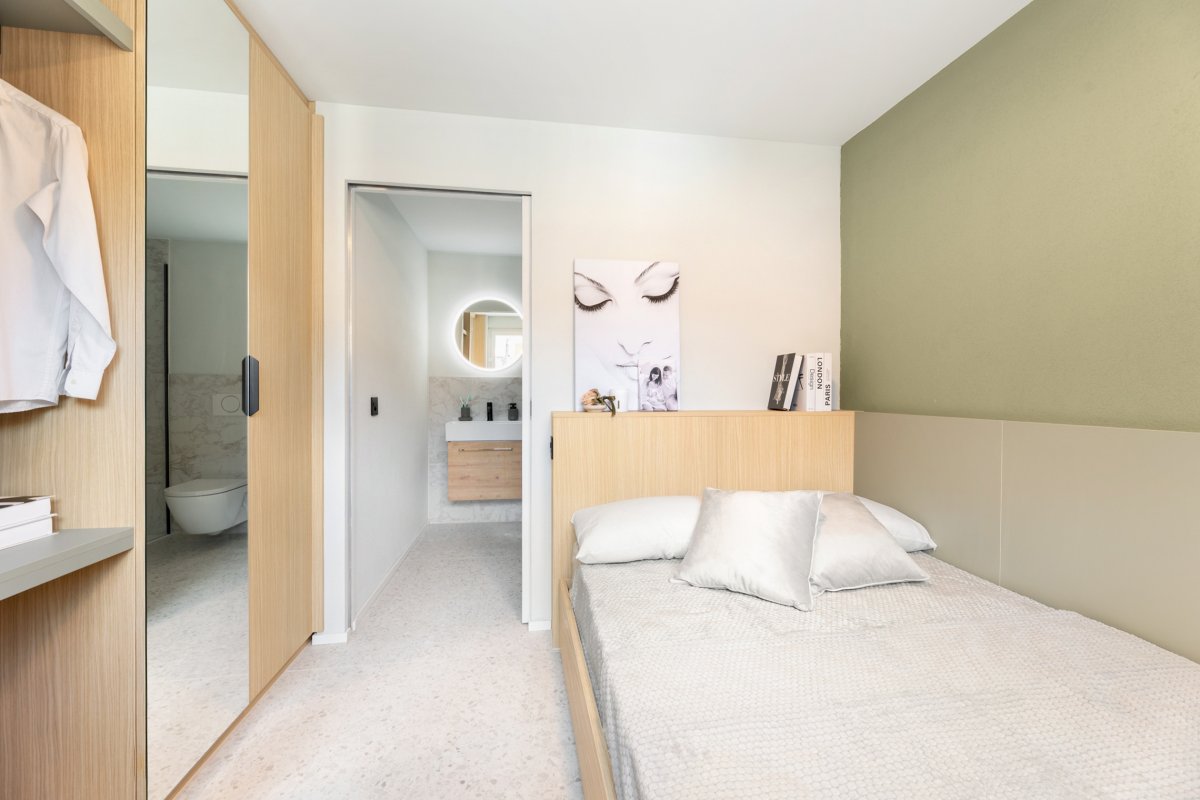 2 rooms furnished flat