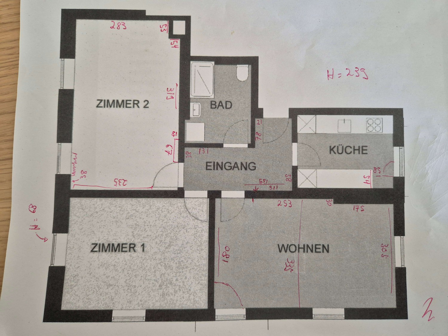2 rooms apartment