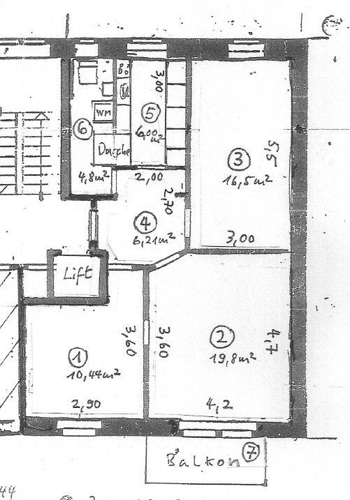 Appartement de 3 pièces