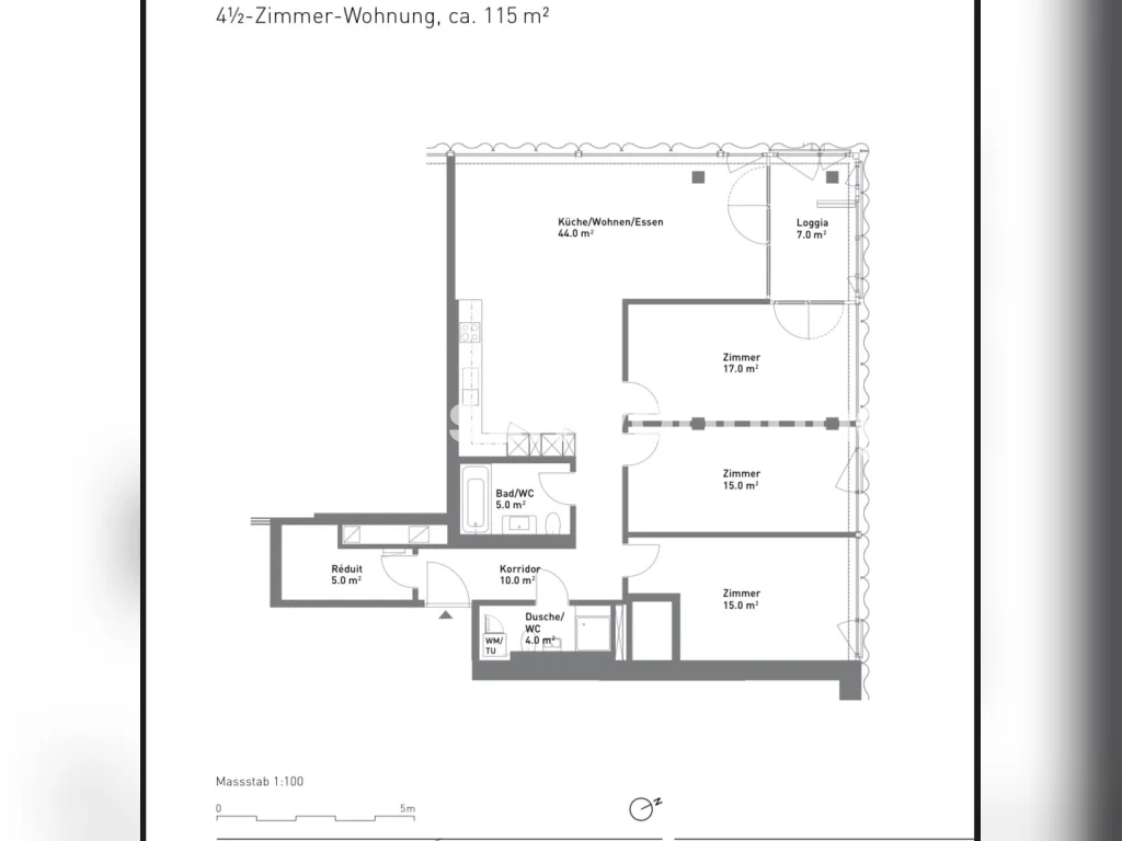 2 ½ rooms apartment