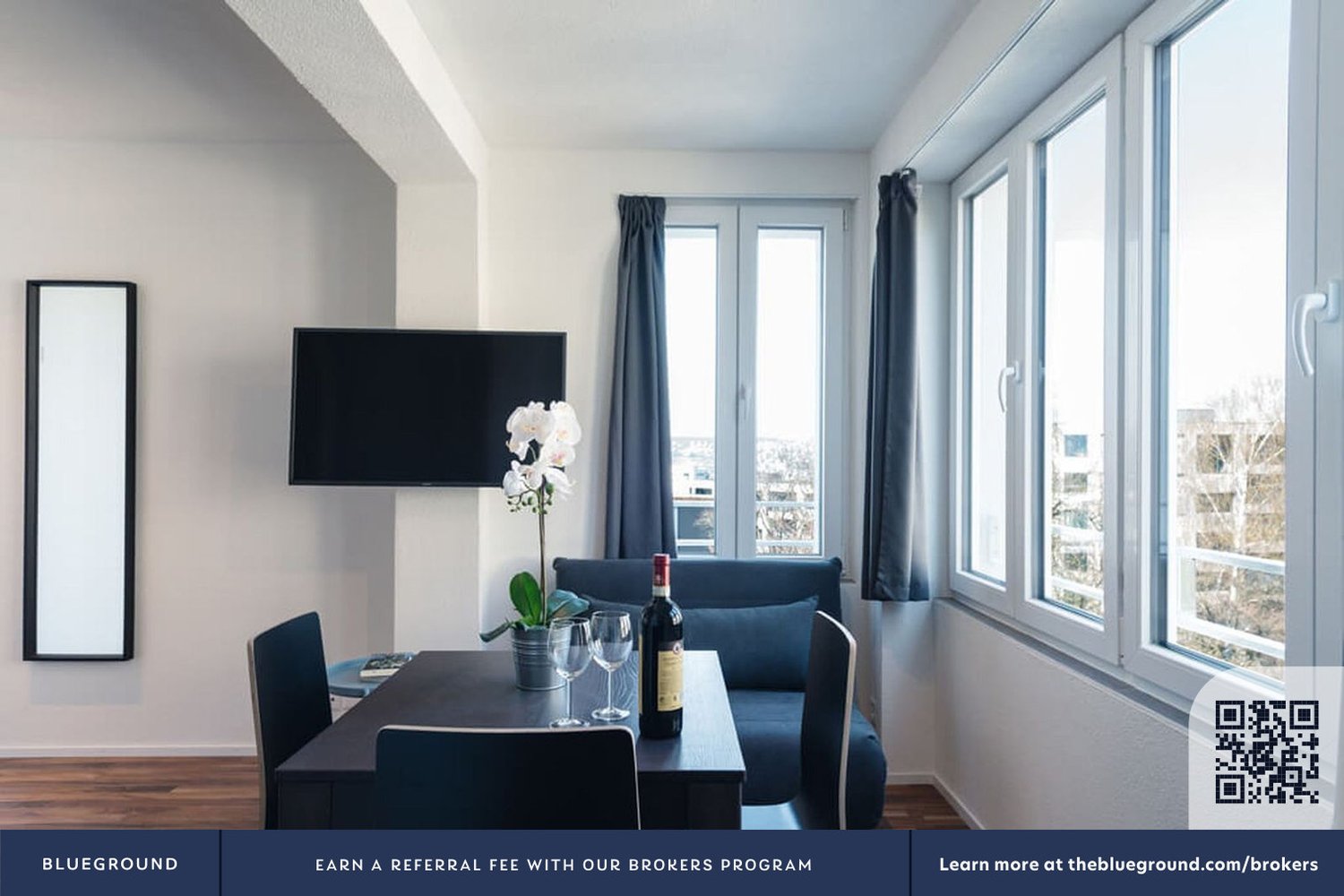 Appartement meublé de 2 pièces