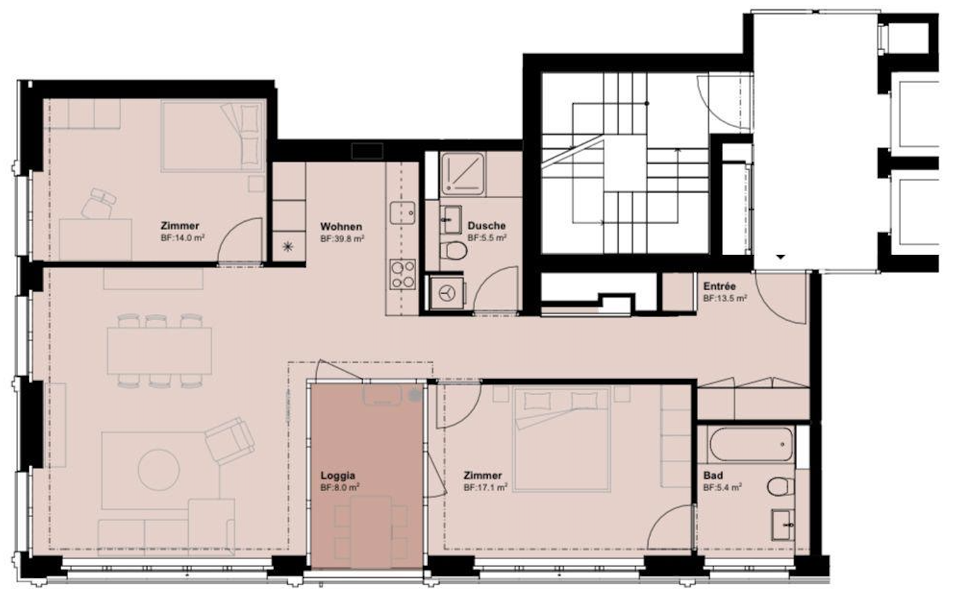 Appartamento di 3 ½ locali, foto 6 di 6
