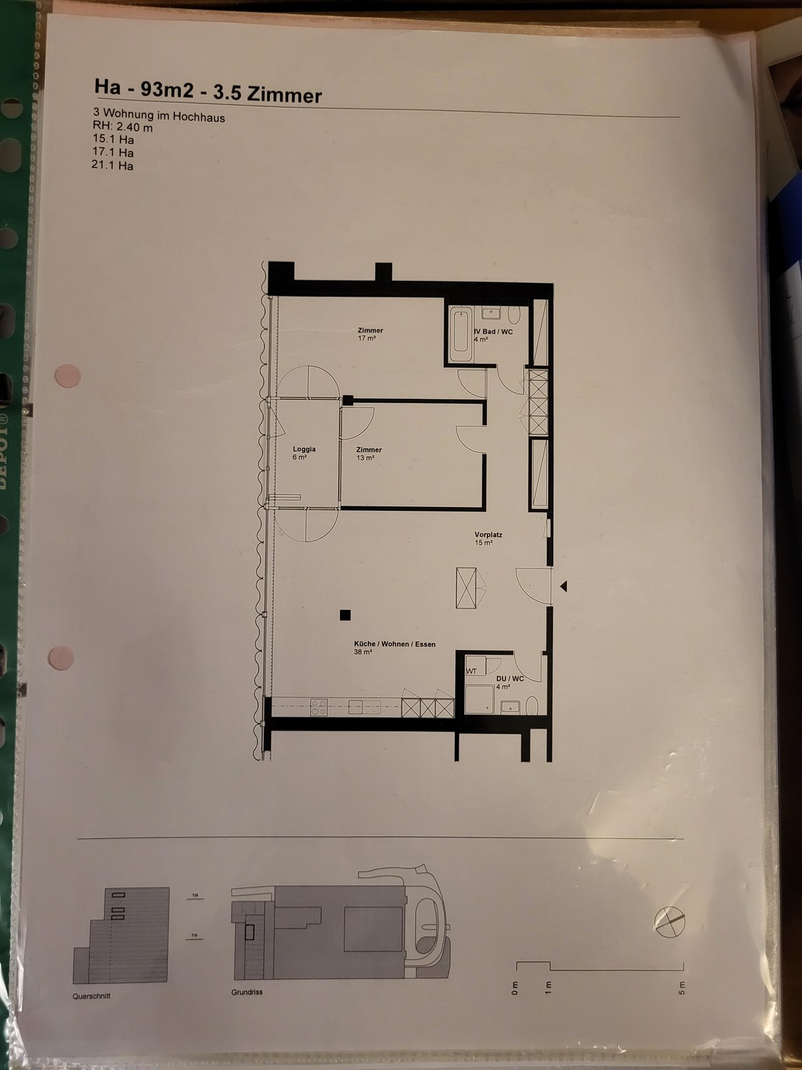 3 ½ Zimmer Wohnung