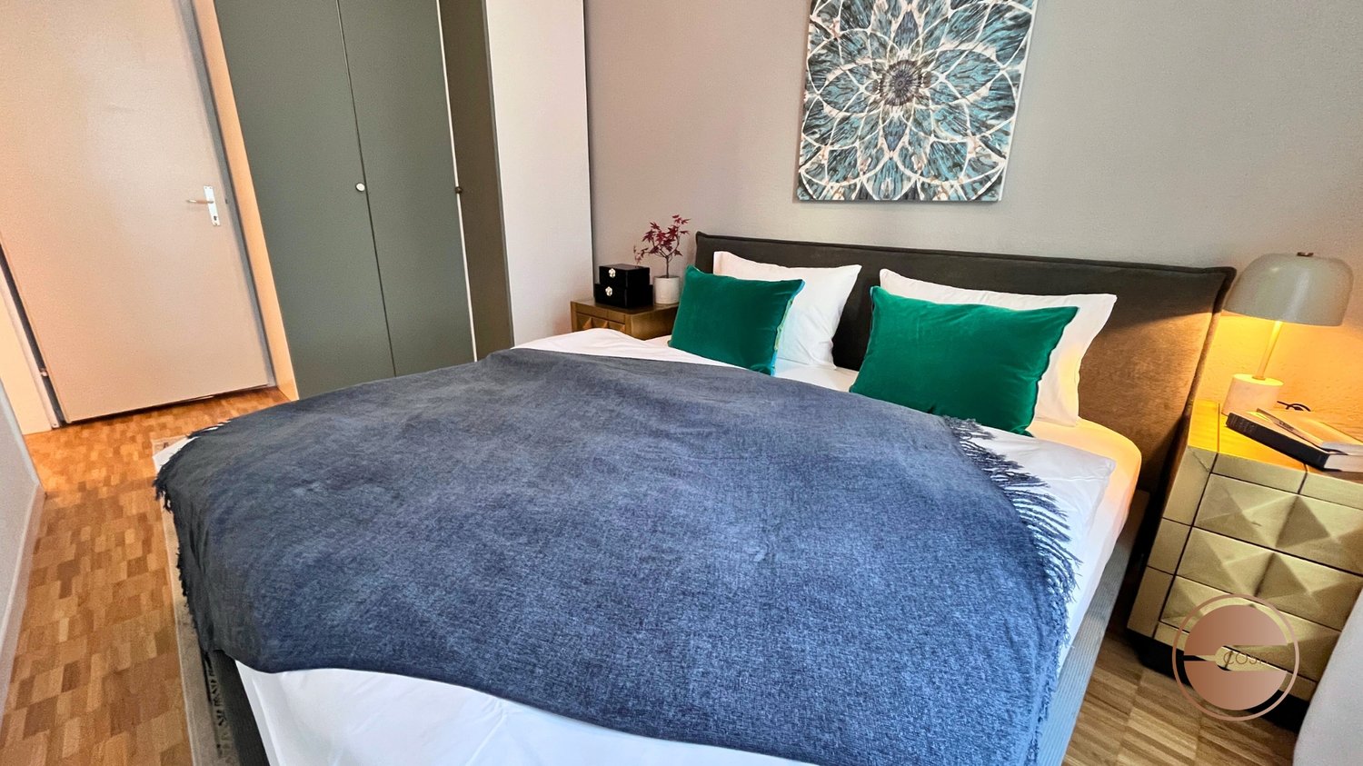 3 rooms furnished flat