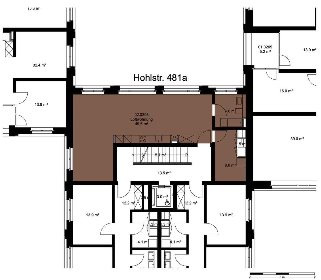 1 room apartment