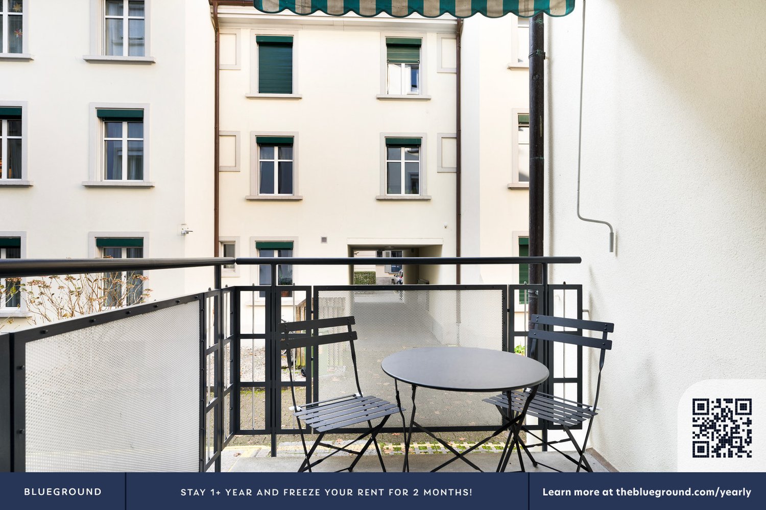 3 ½ rooms furnished flat