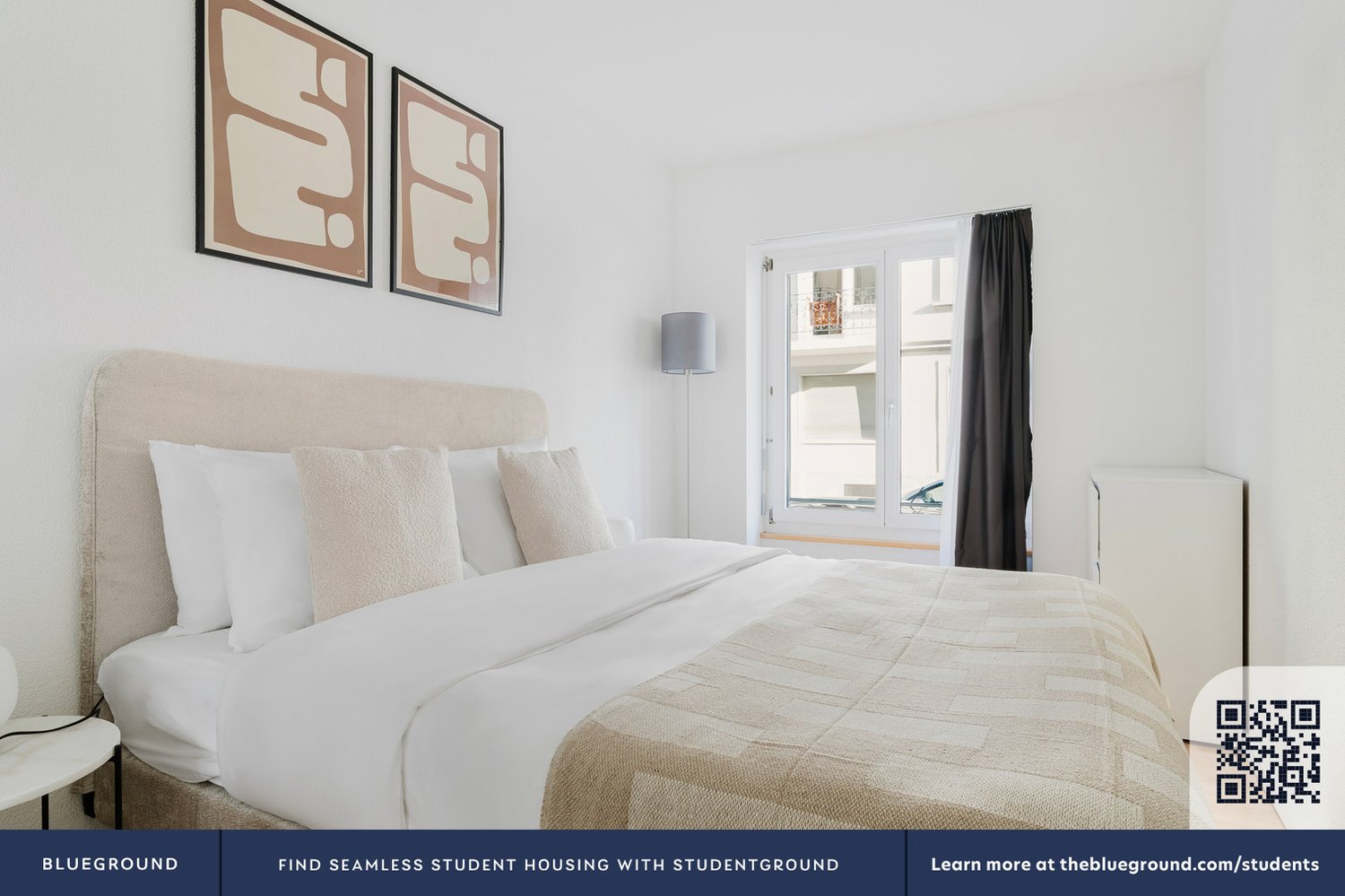 3 ½ rooms furnished flat