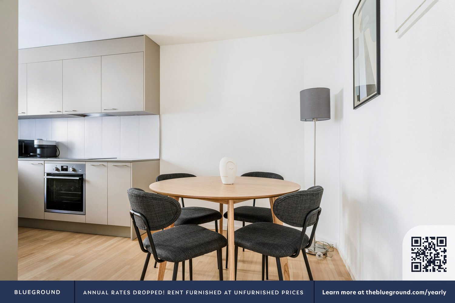 3 ½ rooms furnished flat