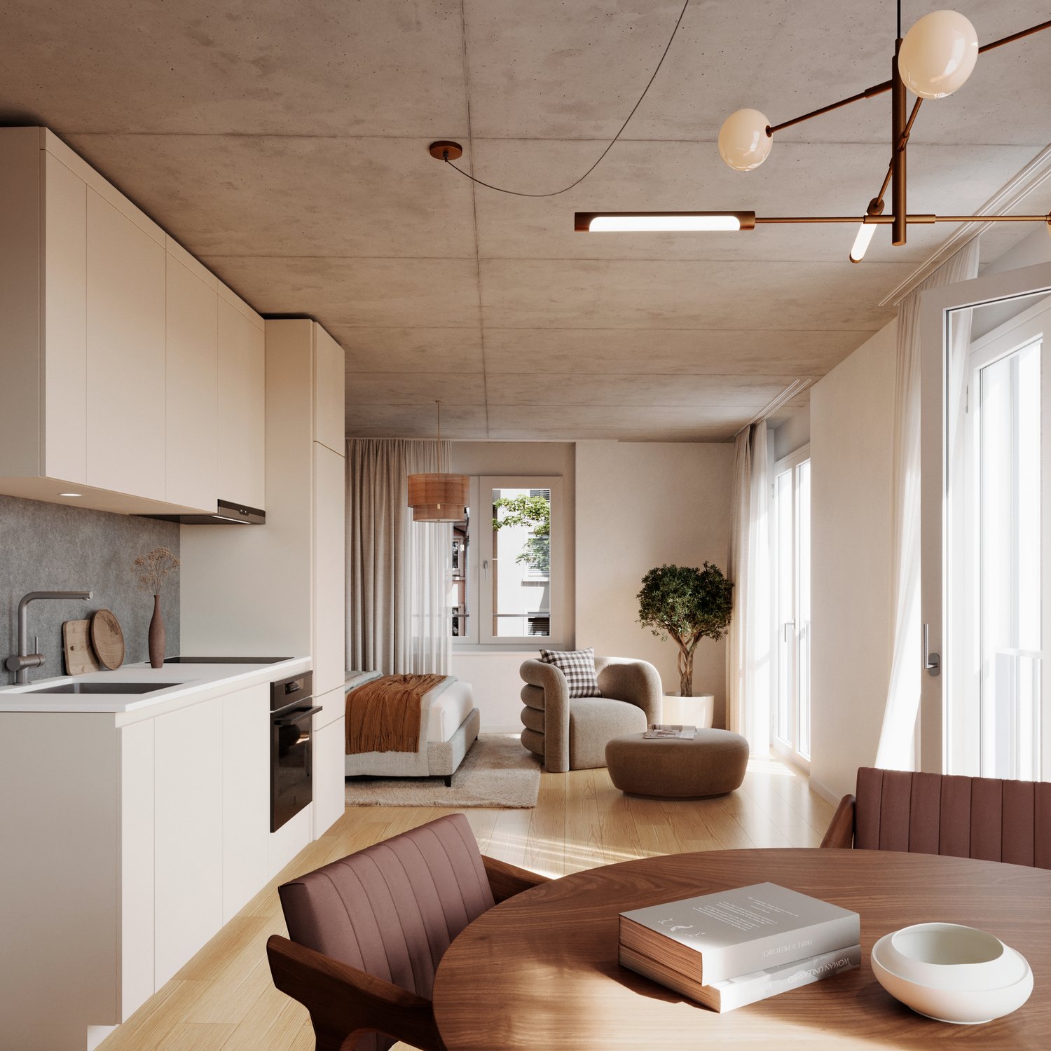 1 ½ rooms apartment
