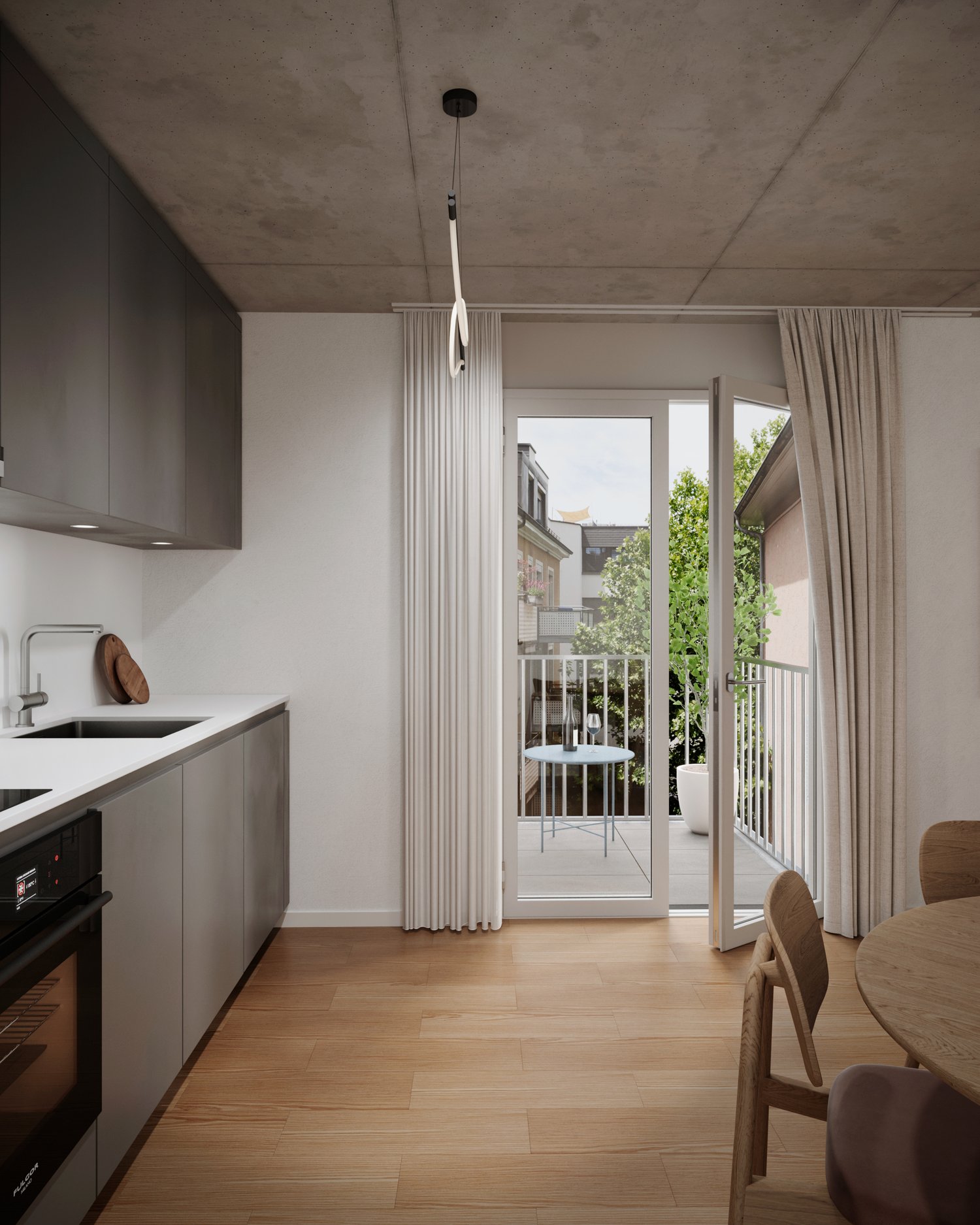 1 ½ rooms apartment