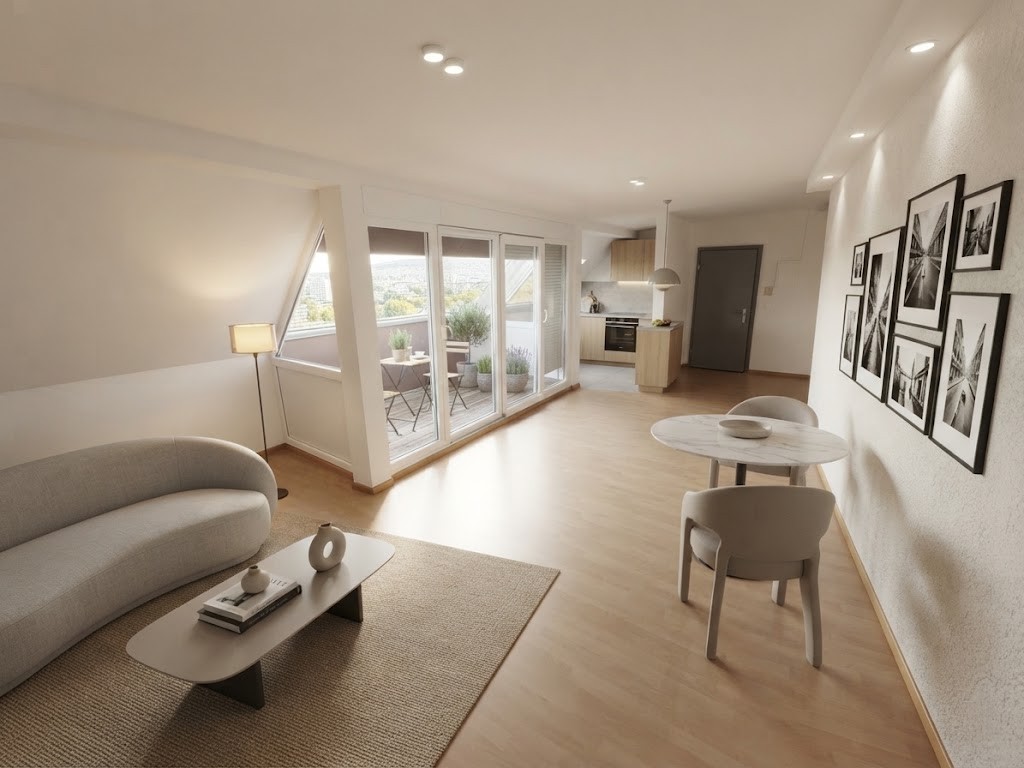 appartement de 2 pièces