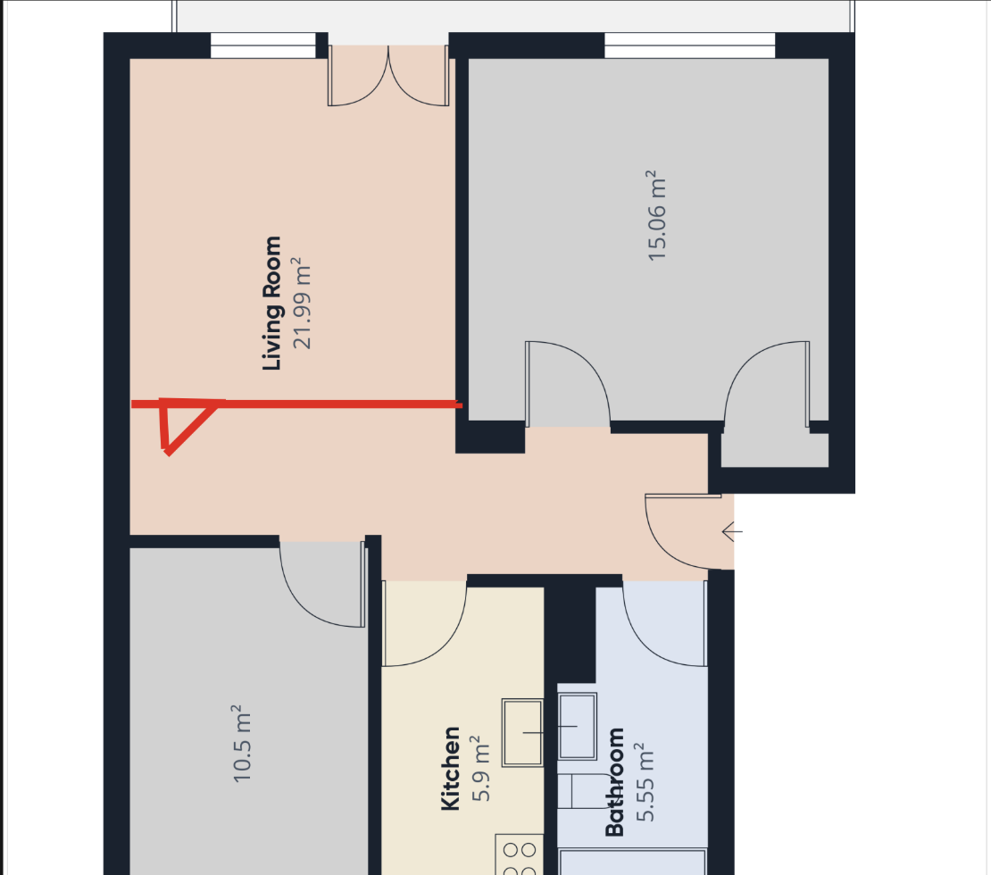 Room in a shared flat