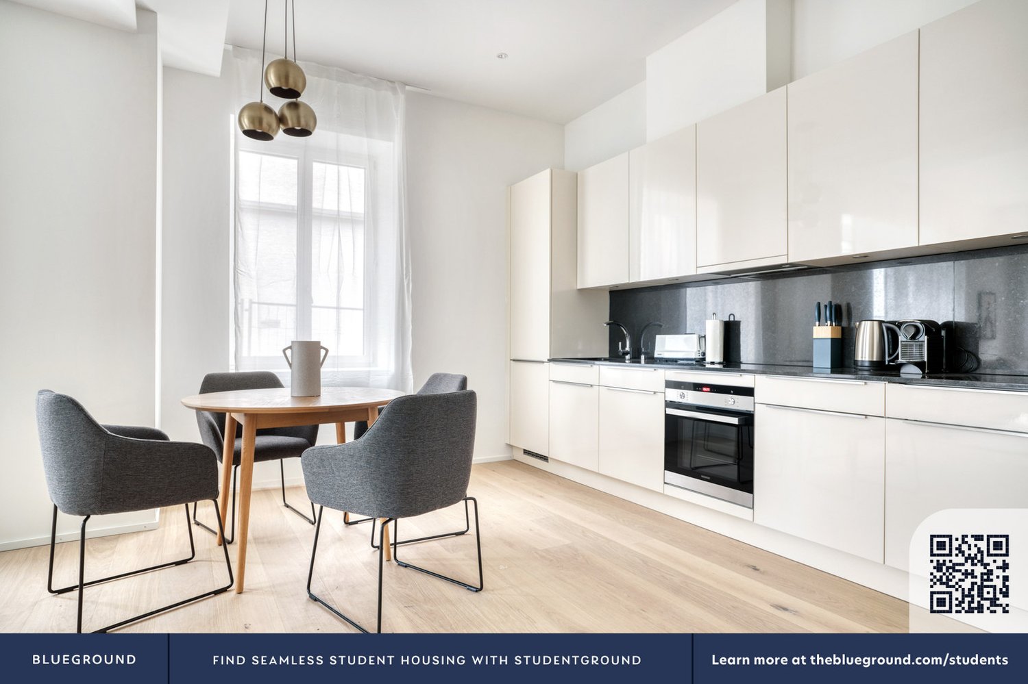 3 ½ rooms furnished flat