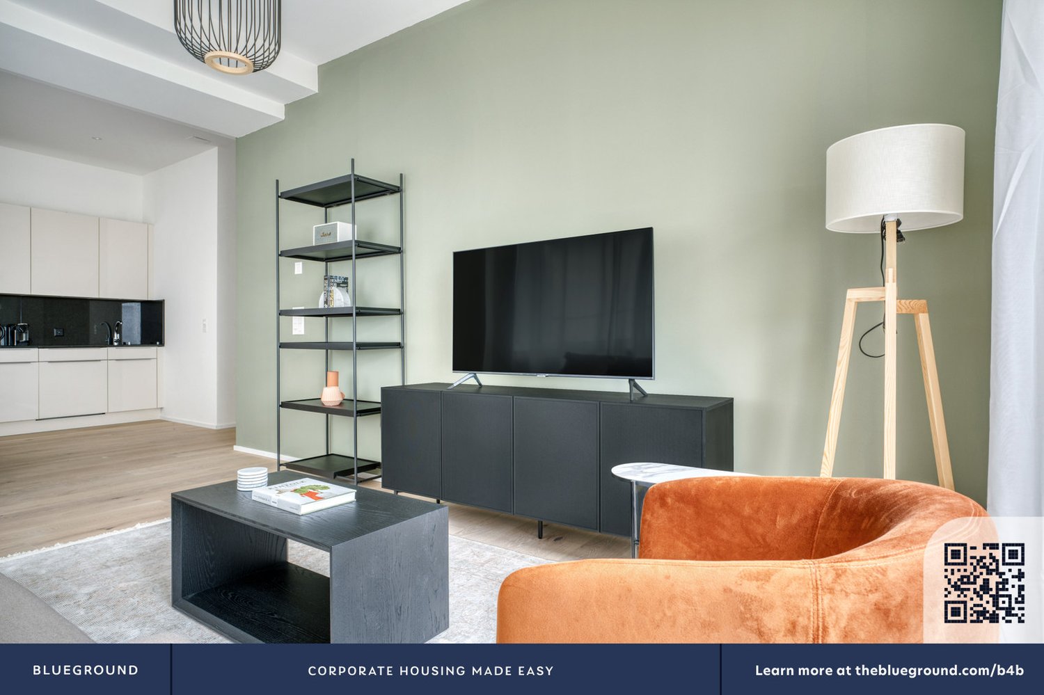 3 ½ rooms furnished flat