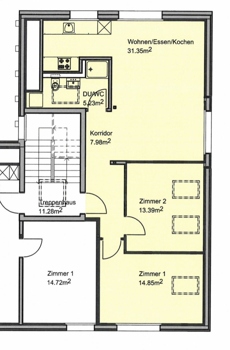 3 ½ rooms apartment