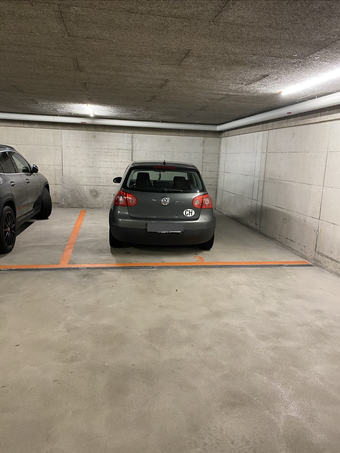 Place de parc souterrain