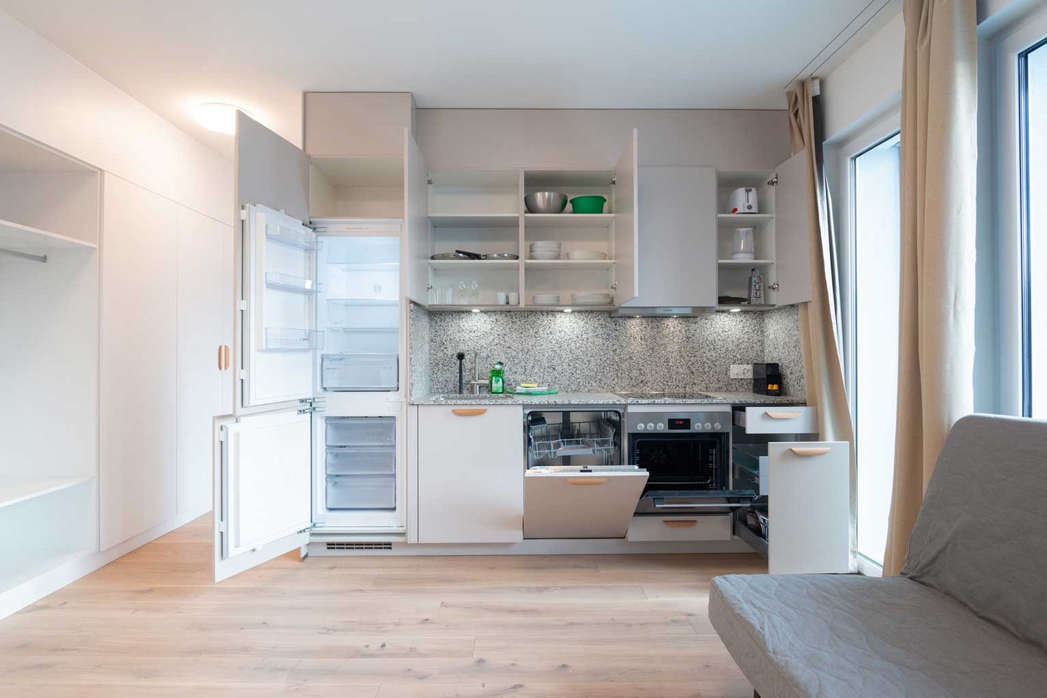 appartement meublé de 2 pièces