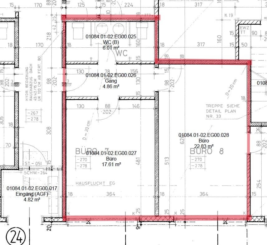50m² office