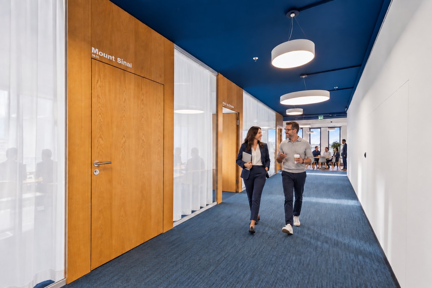 1298m² office