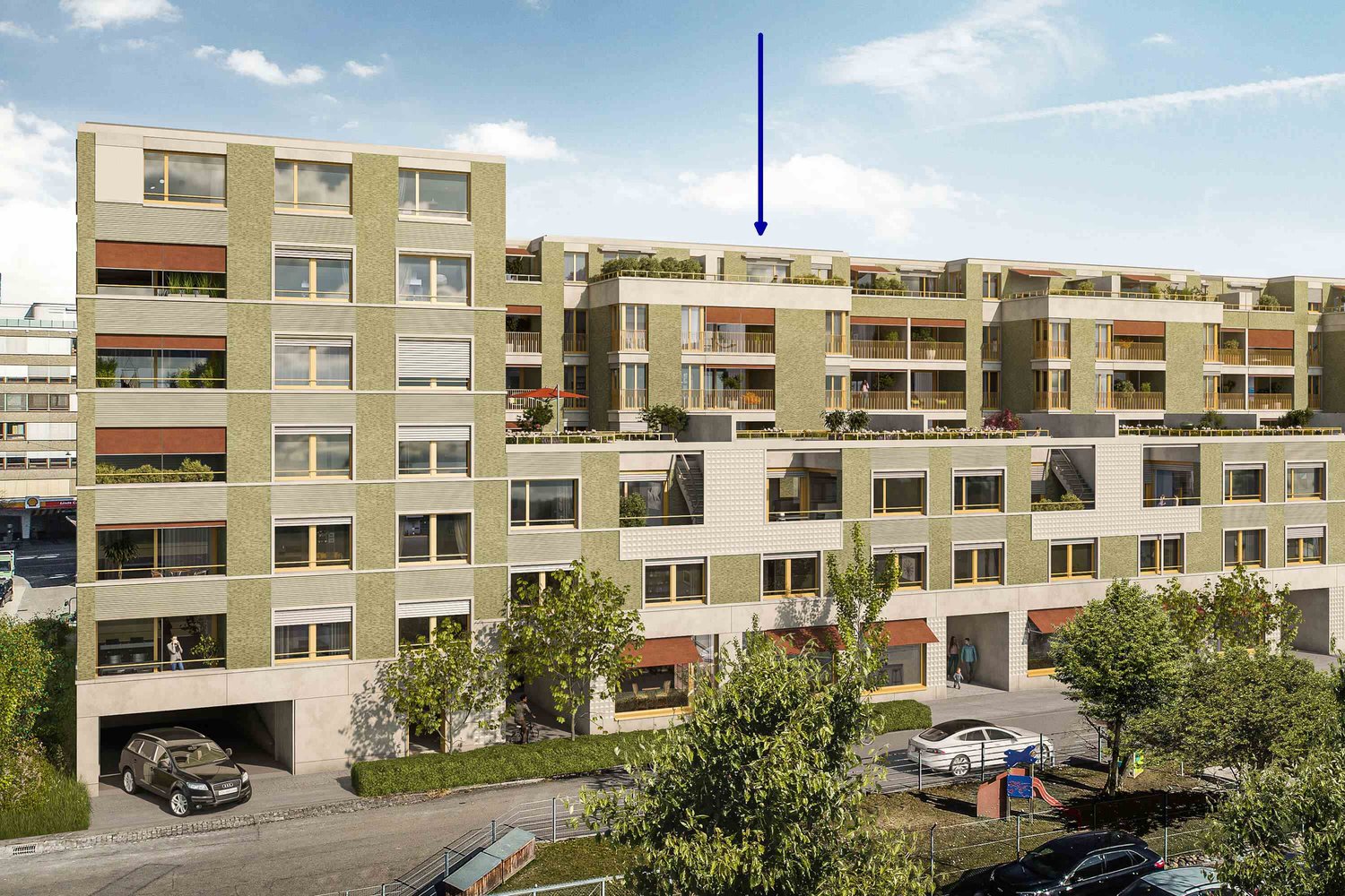 2 ½ locali appartamento in mansarda