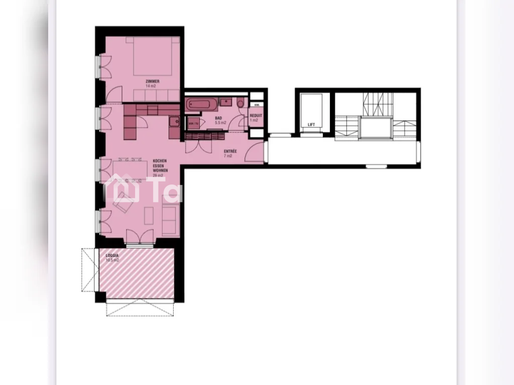 Appartamento di 2 ½ locali, foto 10 di 10