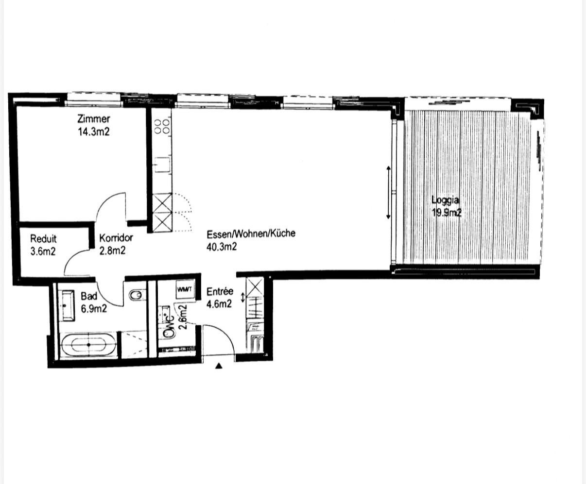Appartement de 3 ½ pièces
