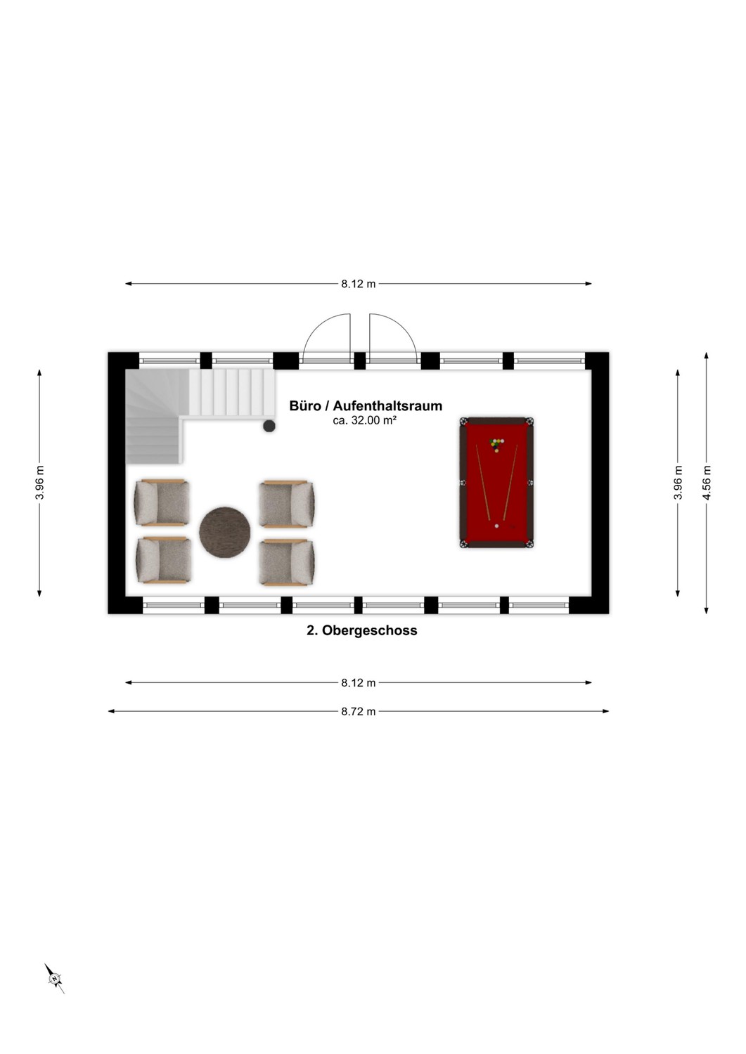 275m² office