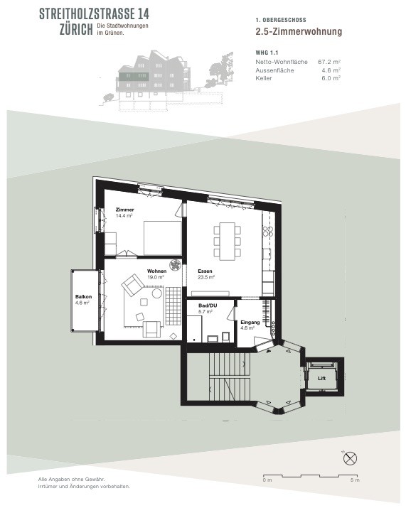 Appartamento di 2 ½ locali