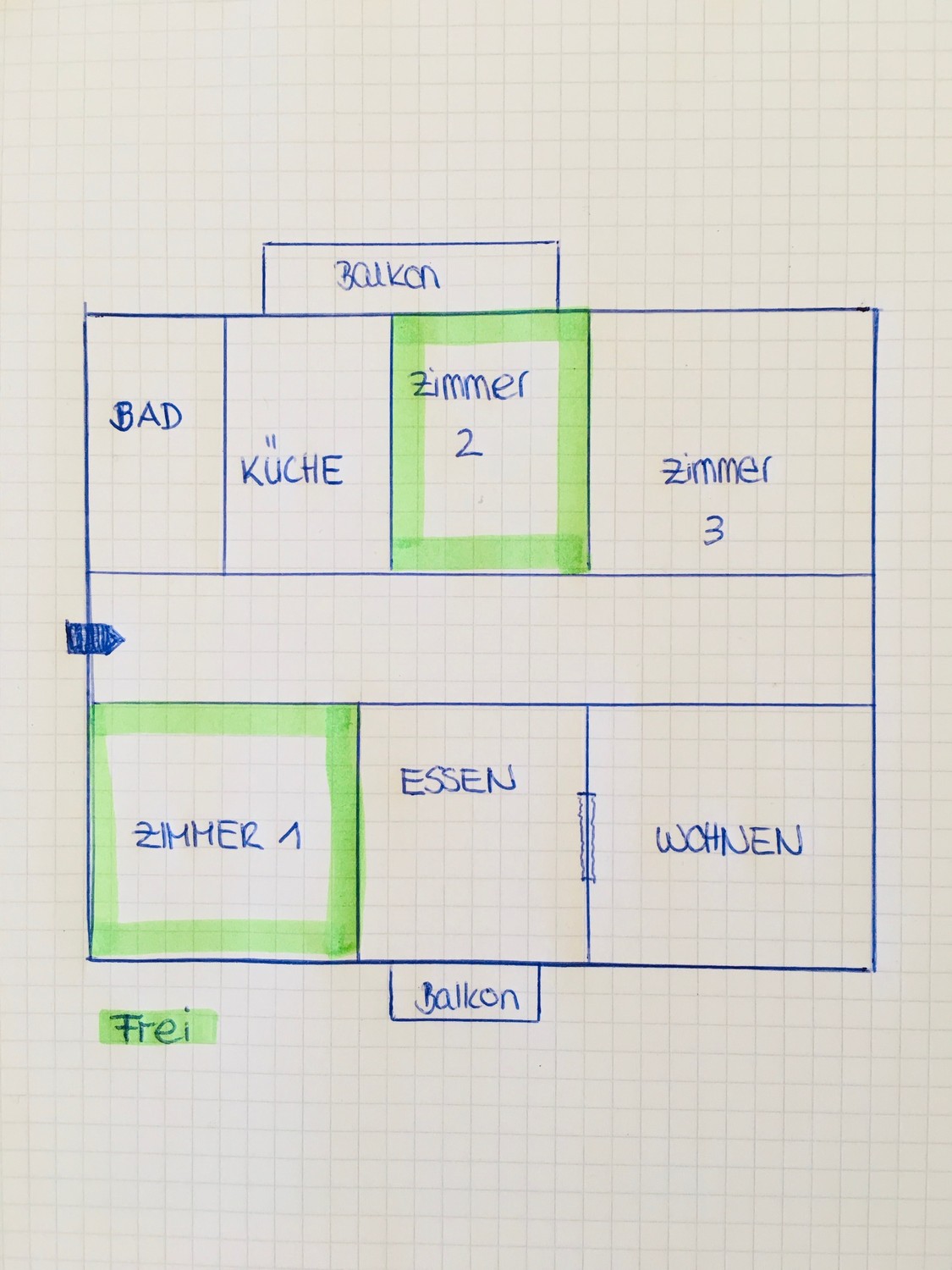 Room in a shared flat