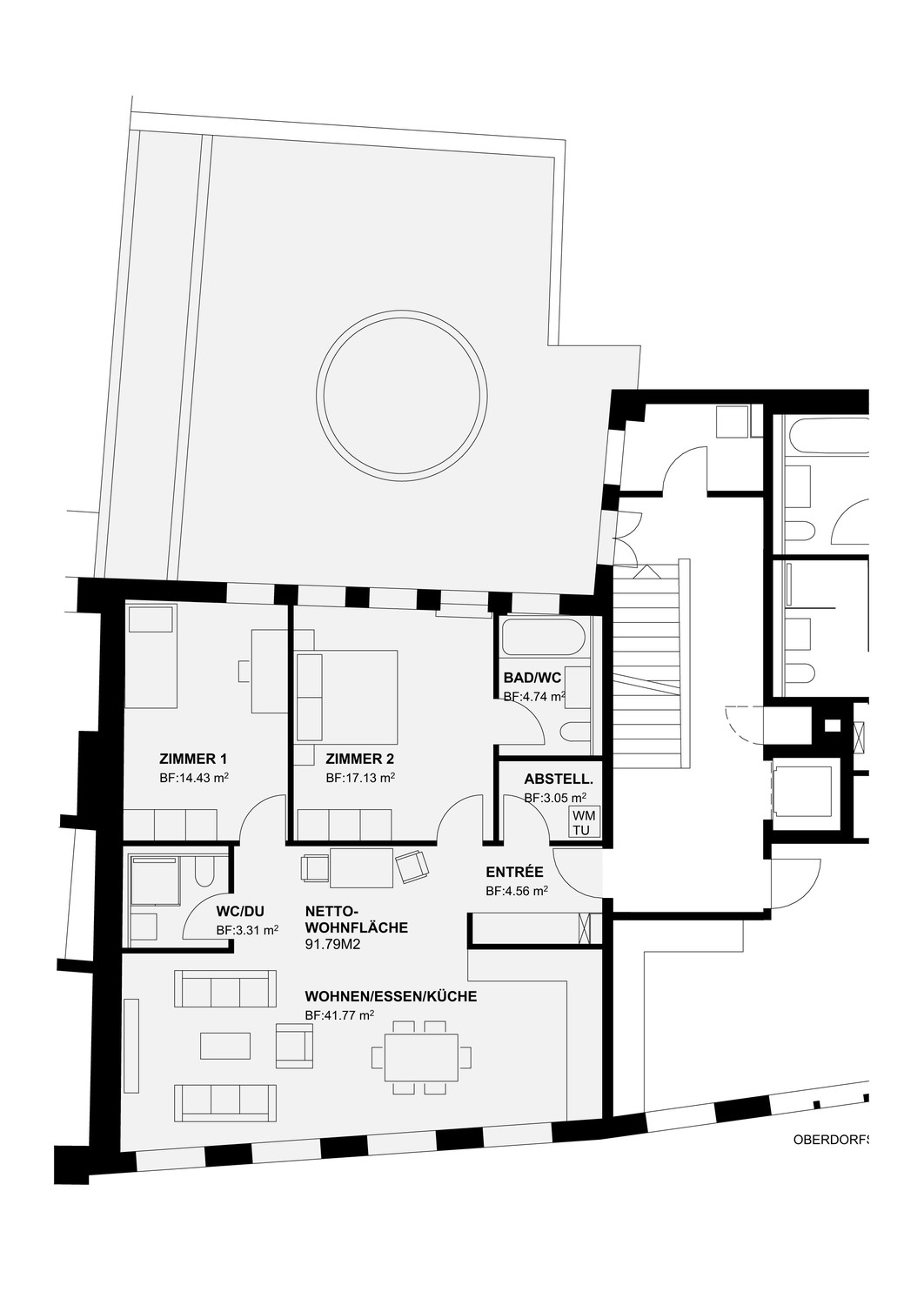 3 ½ Zimmer Wohnung