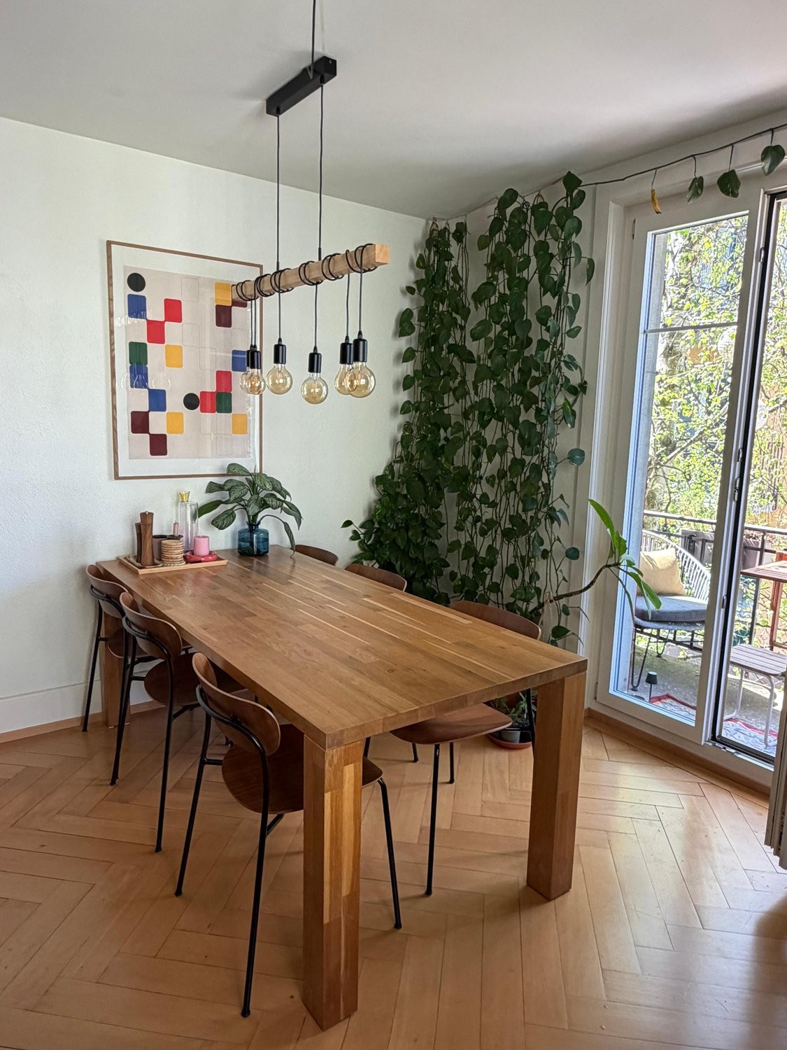 3 rooms furnished flat