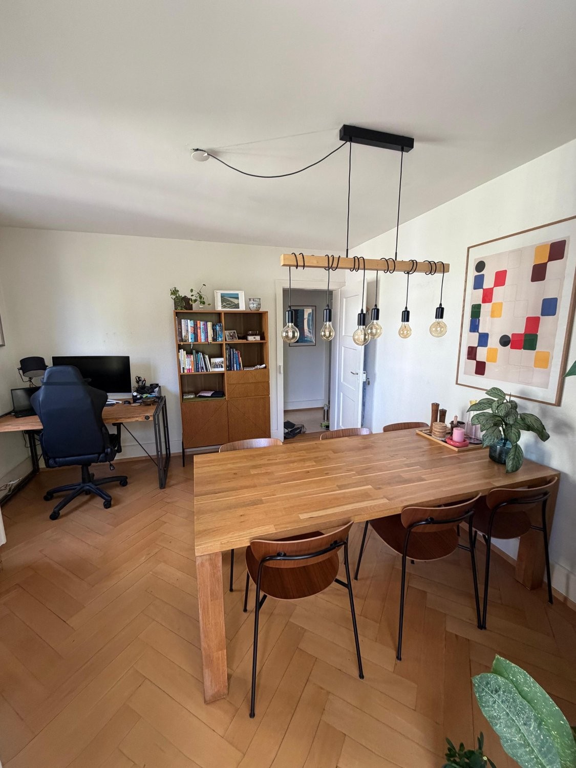 3 rooms furnished flat